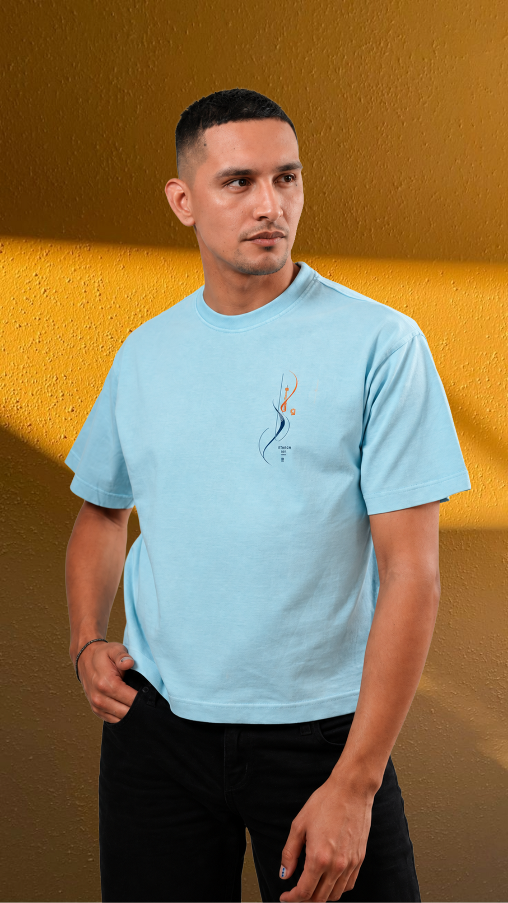 The Encuentro Tee — Sky Blue