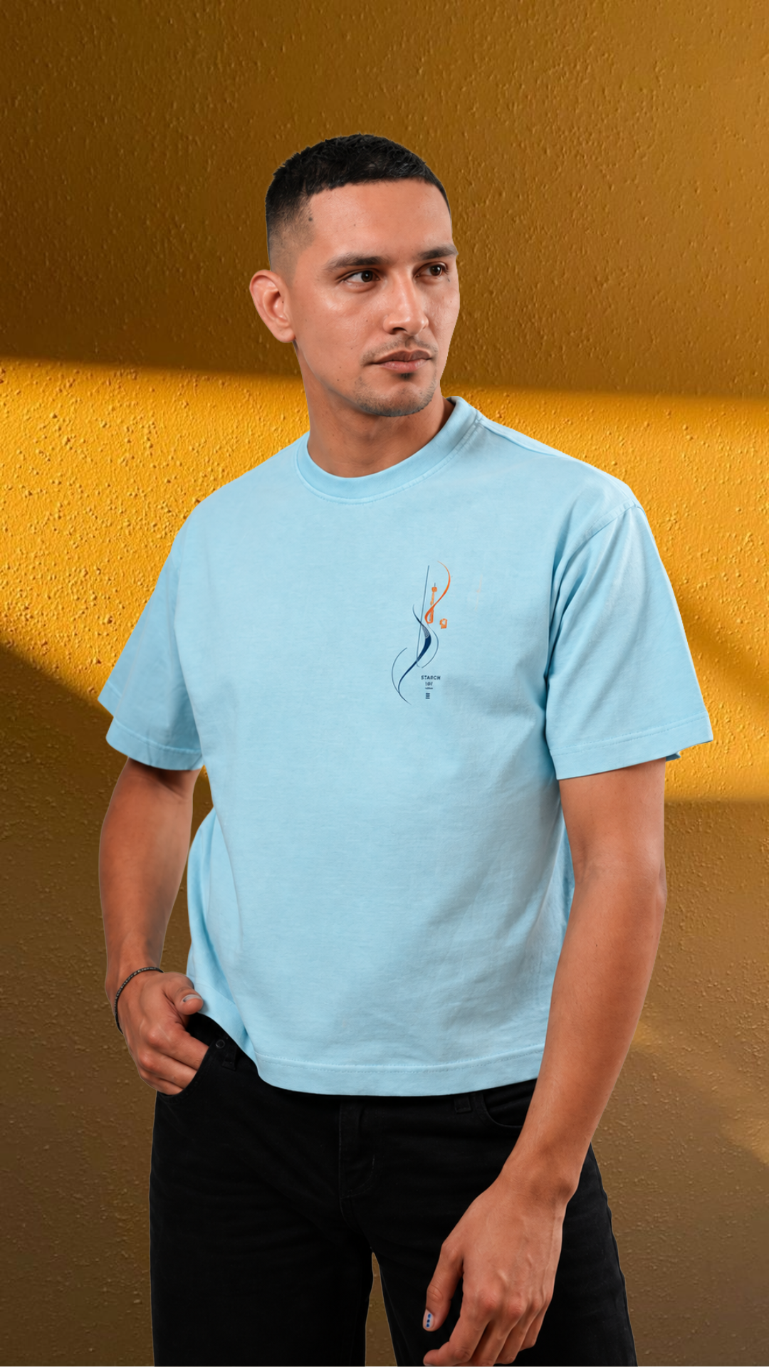 The Encuentro Tee — Sky Blue