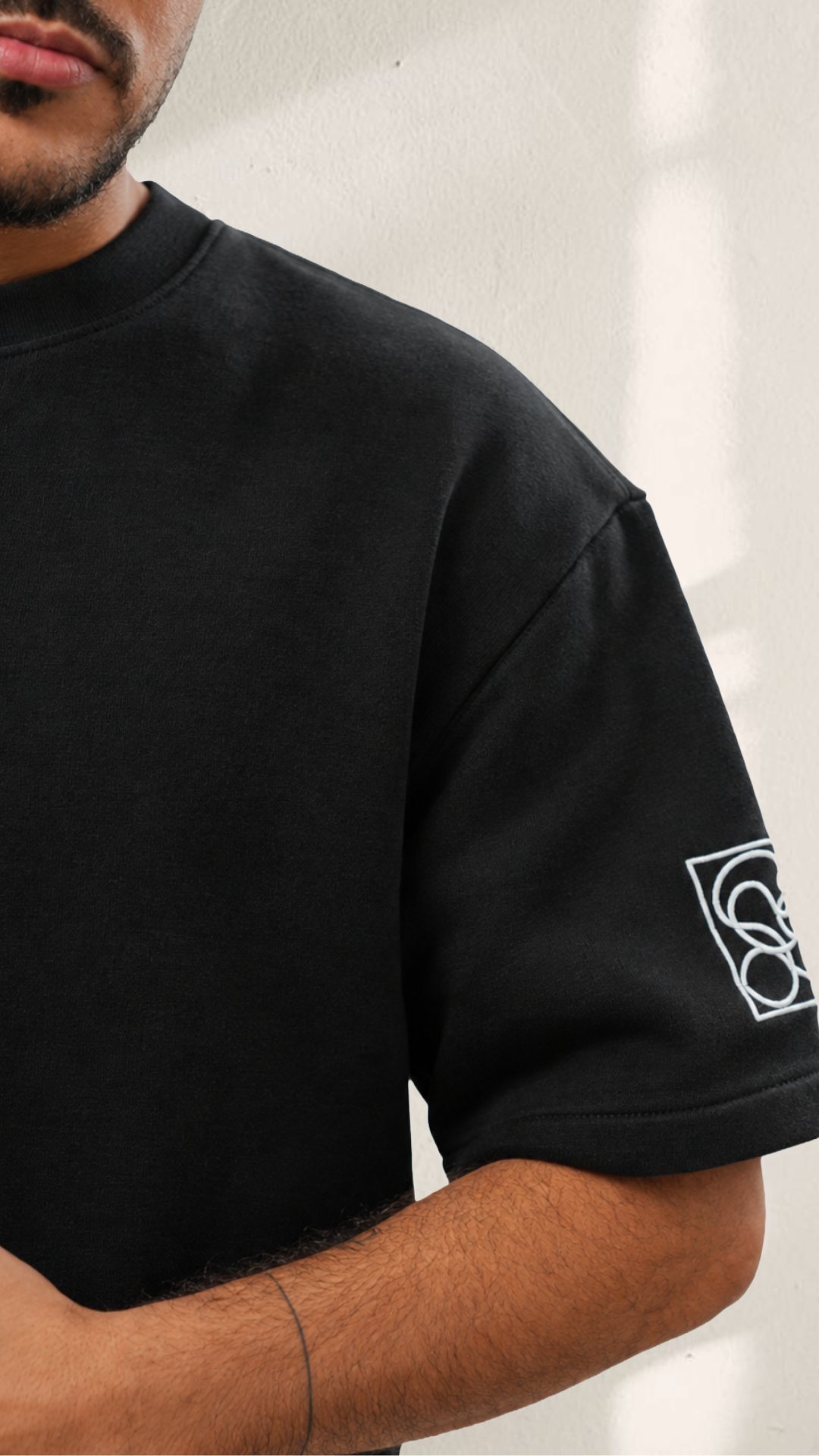 The Monolith Tee — Black