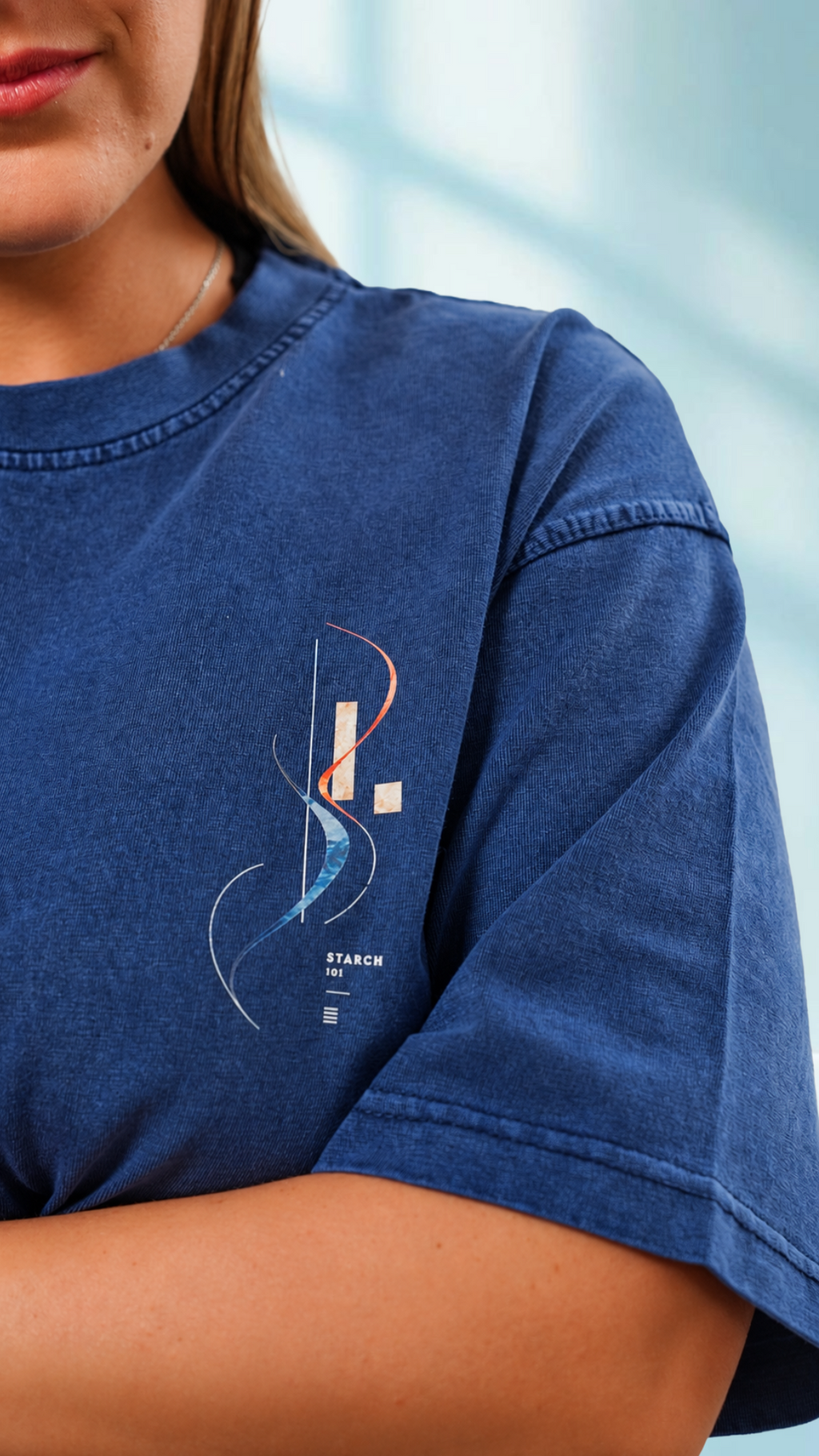 The Encuentro Tee — Navy Blue