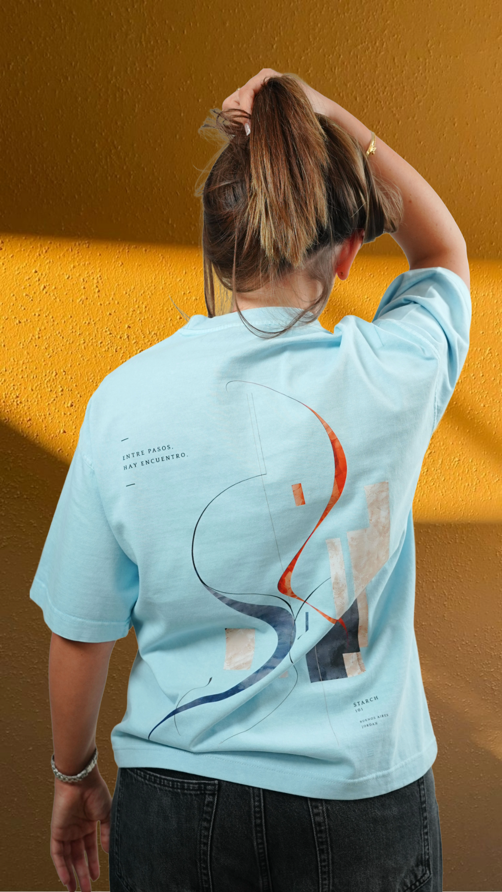The Encuentro Tee — Sky Blue
